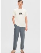 Selected Homme Pantaloni chino uni - Albastru prafuit