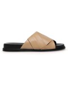Sergio Bardi Slapi dama - piele naturala - bej -