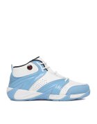 SHAQ Pantofi sport copii - adidasi baieti - alb - piele naturala