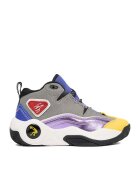 SHAQ Pantofi sport copii - adidasi gri - piele naturala