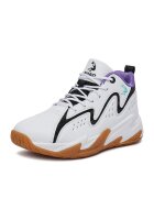 SHAQ Tenisi copii - baieti - alb - material textil