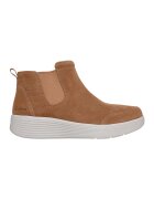 Skechers Ghete Chelsea din piele intoarsa Arch Fit Laguna Harvest Moons - Maro camel
