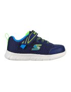 Skechers Pantofi sport cu velcro Comfy Flex - Verde electric/Bleumarin