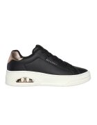 Skechers Pantofi sport de piele ecologica Uno Court - Negru/Auriu rose