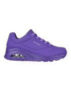 Skechers Pantofi sport de piele ecologica Uno-Night - Ametist