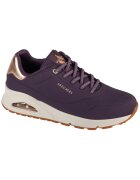 Skechers Pantofi sport de piele ecologica Uno Shimmer Away - Violet
