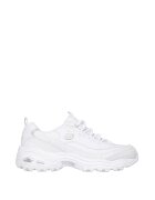 Skechers Pantofi sport din piele cu logo D'Lites Fresh Start11 - Alb