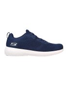 Skechers Pantofi sport low-cut din material textil Squad - Bleumarin - 39
