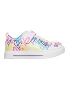 Skechers Pantofi sport S Lights- Twinkle Sparks cu velcro - Galben/Violet deschis/Albastru