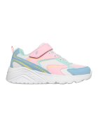 Skechers Pantofi sport Uno Lite Mesh de plasa cu garnituri sintetice - Alb/Roz deschis/Verde menta