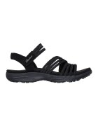 Skechers Sandale slim cu inchidere velcro Reggae - Negru