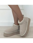 SOFILINE Ghete bej din piele naturala 6391 113 18587 - Bej