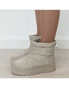 SOFILINE Ghete impermeabile kaki deschis B-DAV8651 112 11067