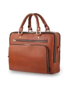 sOliver Geanta barbateasca din piele vintage pentru laptop SL24 Shannon Maro