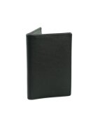 sOliver Portofel pentru carduri din piele naturala SW45 negru 11x8 cm