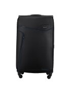 sOliver Valiza de voiaj textila medie M 23" STL1651 negru-albastru