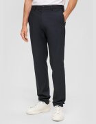 sOliver BLACK LABEL Pantaloni costum barbati cu croiala Regular Fit - Albastru