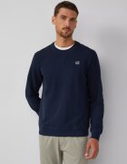 sOliver Bluza de trening regular-fit cu aplicatie logo - Bleumarin inchis