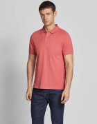 sOliver Tricou polo barbati - din 100% bumbac - cu logo - Roz