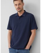 sOliver Tricou polo cu model uni 2 - Bleumarin