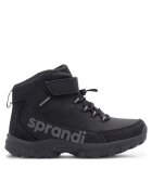 Sprandi Ghete copii - 80664 - Piele ecologica - Negru