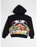 Sprayground Hanorac cu imprimeu grafic - Negru/Multicolor
