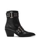 Steve Madden Botine de piele ecologica cu toc - Negru