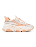 Steve Madden Pantofi sport cu insertii de plasa Possession-E - Piersica/Alb murdar