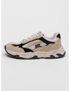 Steve Madden Pantofi sport cu piele intoarsa Sneak Peak-E - Alb/Negru/Bej