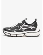 Steve Madden Pantofi sport din material sintetic cu insertii din plasa Power 2 - Alb/Negru