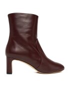 Stuart Weitzman Botine dama - Boysenberry PY0 - piele naturala - maro -