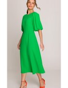 Stylove Rochie cu maneci bufante - - Verde