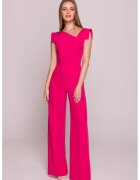 Stylove Salopeta cu decolteu asimetric - - Roz