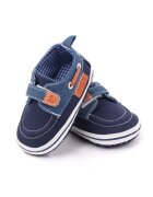 Superbaby Pantofi casual Model AL 16630 - pentru bebelusi - Textil - Denim - Albastru