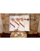 Superbaby Trusou Botez Baietei Cu Clop Brodat - Alb - Diverse - Set - Bumbac - Baieti - Alb - 1-3 luni