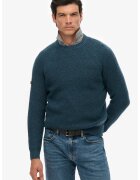 Superdry  Co Pulover cu maneci raglan - Albastru petrol