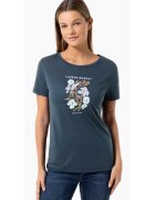 Supernatural Tricou din amestec de lana Flower Market - Albastru