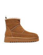 Tamaris Cizme de zapada camel - textil -