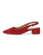 Tamaris Pantofi slingback cu toc masiv - Rosu inchis