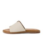 Tamaris Papuci de piele - Alb fildes