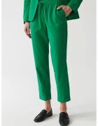 Tatuum Pantaloni crop cu snur Sudiki - Verde aquamarin