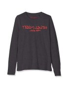 Teddy Smith Bluza pentru copii Ticlass cu maneca lunga - gri -