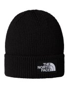 The North Face Caciula striata cu logo - Negru