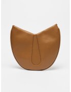 THEMOIRe Geanta din piele ecologica cu bareta de umar in diverse culori - Caramel - 30x39x2