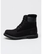 Timberland Bocanci impermeabili de piele nabuc - Negru/Negru stins