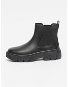 Timberland Ghete Chelsea de piele Greyfield - Negru