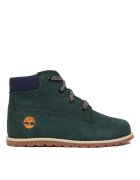 Timberland Ghete sport baieti - piele intoarsa - verde inchis -