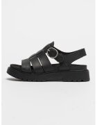 Timberland Sandale de piele cu catarama - Negru