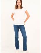 Timeout Blugi bootcut cu talie medie - Albastru inchis
