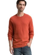 Tom Tailor Pulover din amestec de bumbac si casmir - Portocaliu mandarina